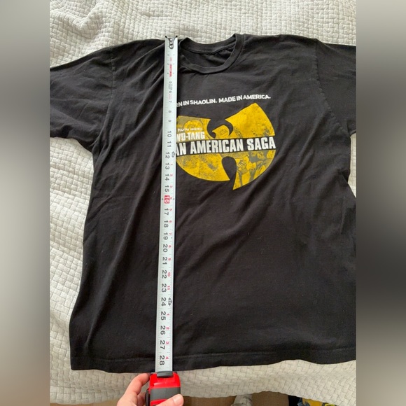 Wu-Tang “An American Saga” Hulu Show Promo Tee Size L - Picture 3 of 3